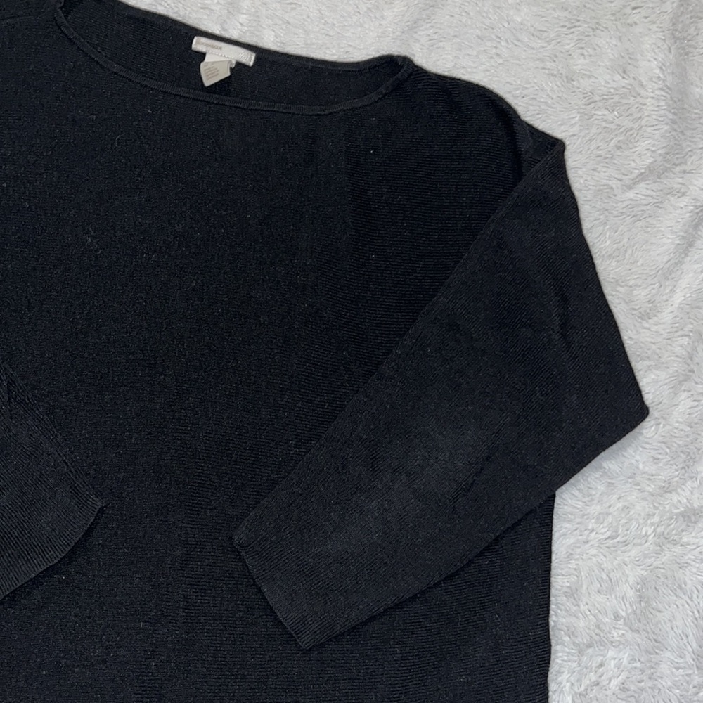 H&M basic black sweater - Picture 2 of 4